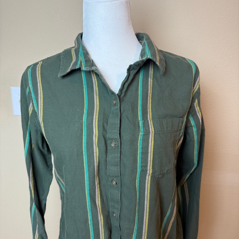 Prana Alfie Flannel Shirt Size Small - Picture 5 of 11